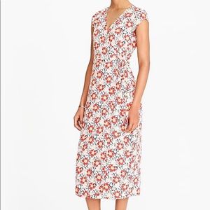 J. Crew Mercantile Floral Wrap Dress